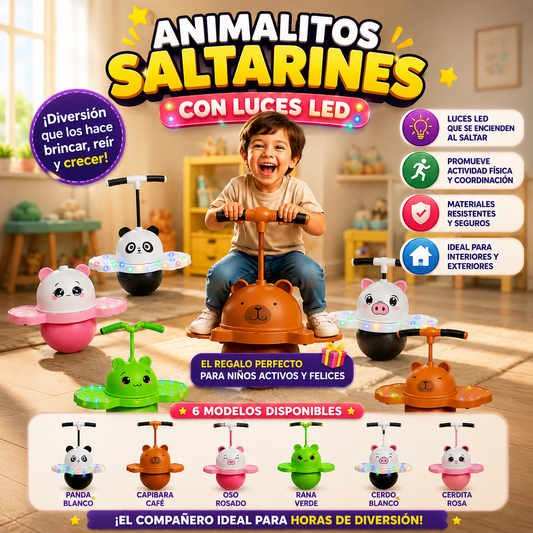 Animalitos Saltarines con luces LED